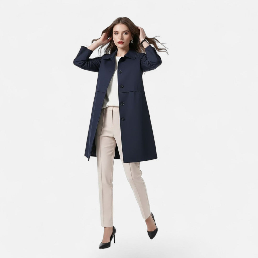Phoebe | Double-Breasted Trench Coat for Women