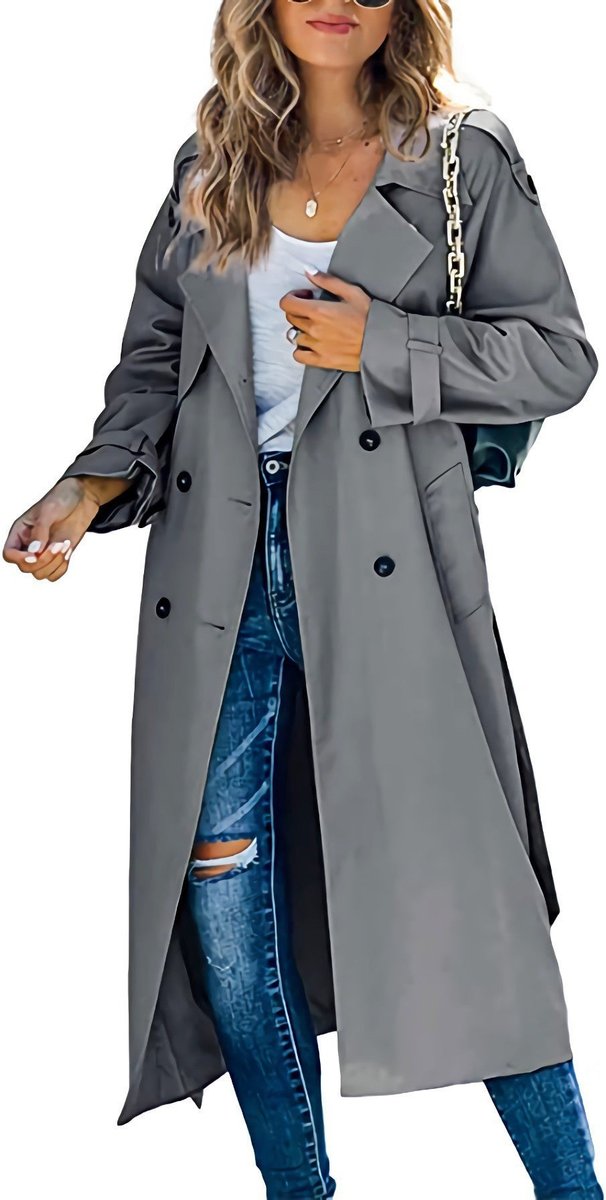 Rosie | Oversized Longline Trench Coat for Women