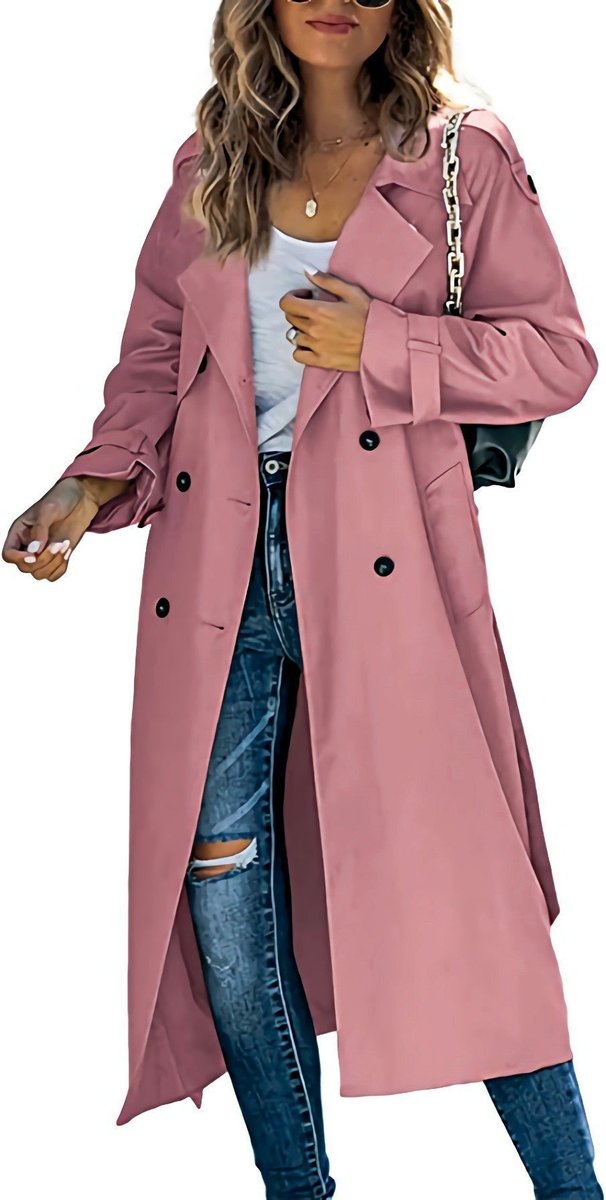 Rosie | Oversized Longline Trench Coat for Women