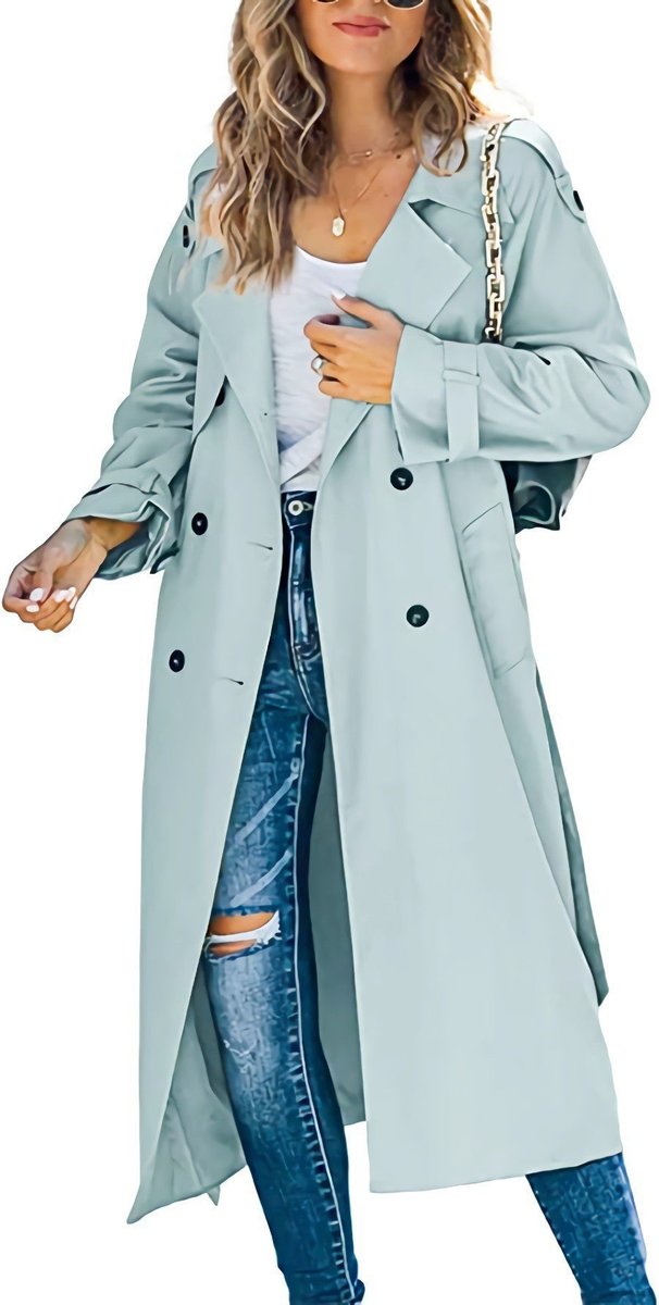 Rosie | Oversized Longline Trench Coat for Women