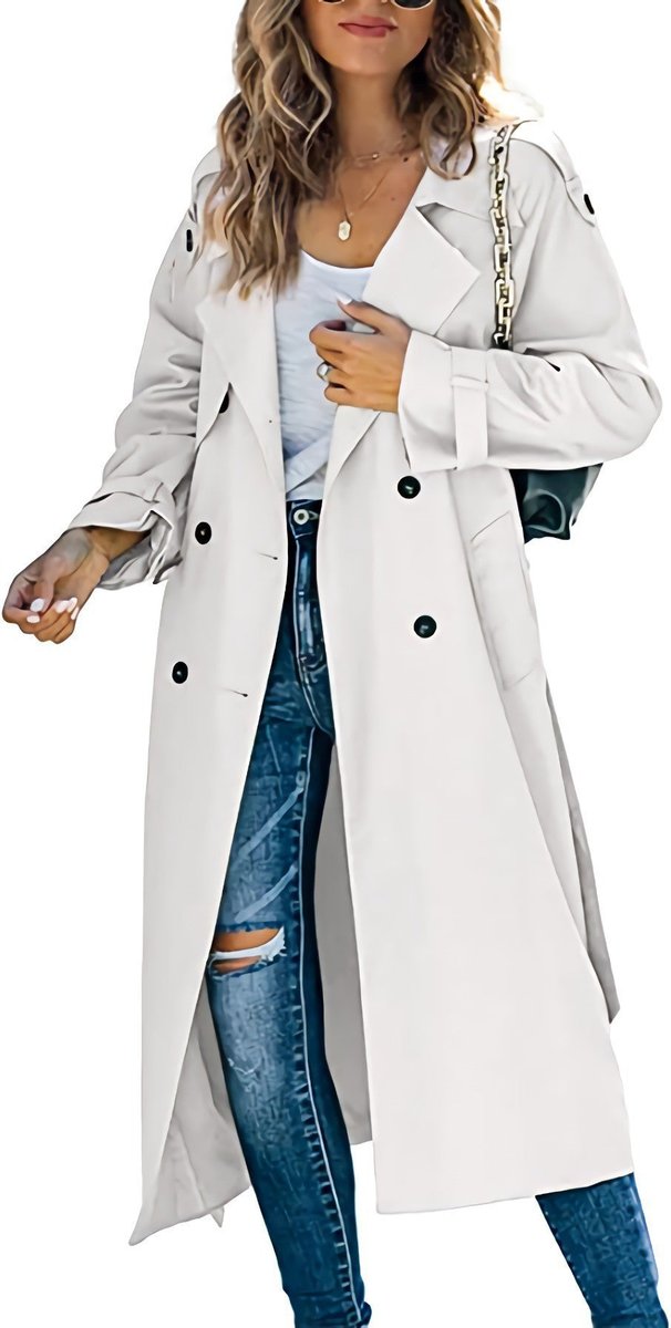 Rosie | Oversized Longline Trench Coat for Women