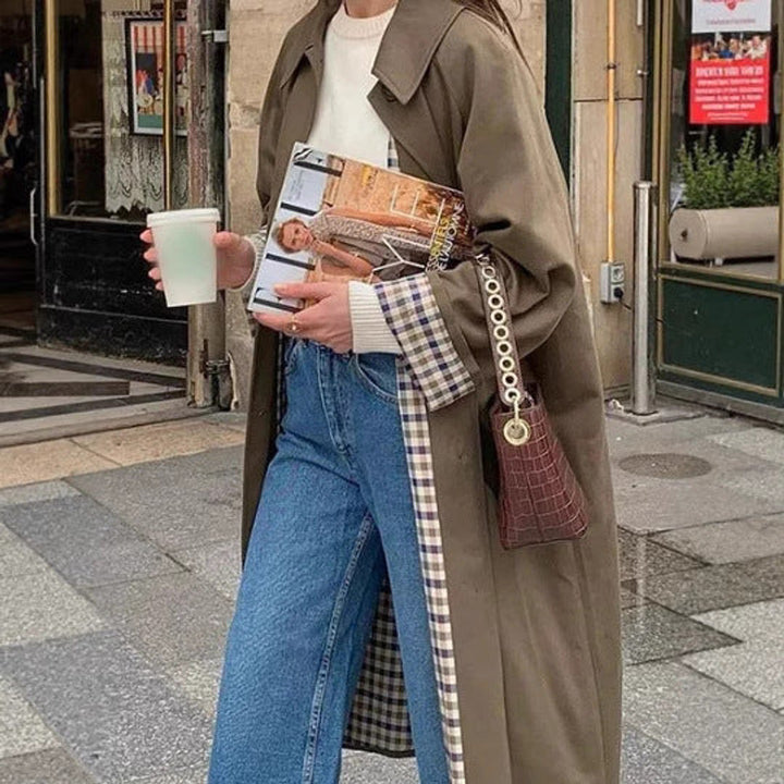 Molly | Oversized Long Trench Coat for Women