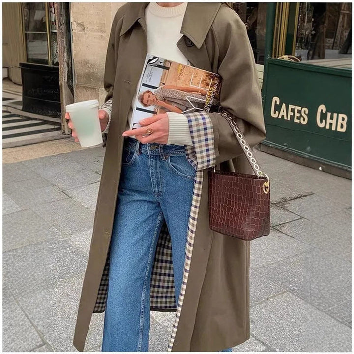 Molly | Oversized Long Trench Coat for Women
