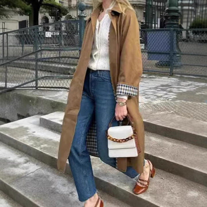 Molly | Oversized Long Trench Coat for Women