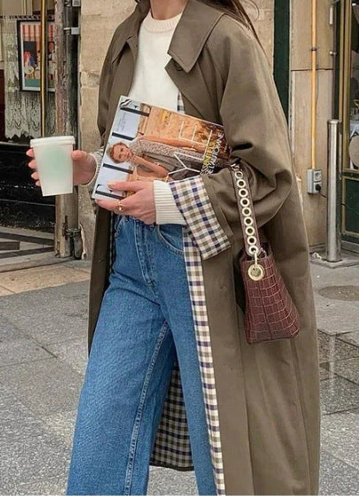 Molly | Oversized Long Trench Coat for Women