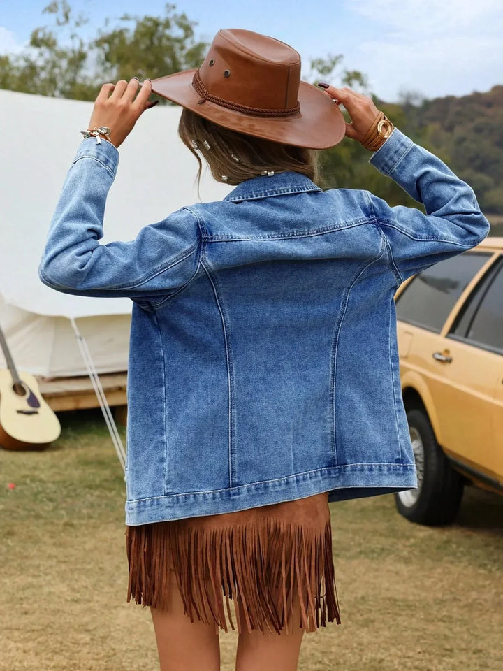 Evelyn | Relaxed Denim Jean Jacket for Women