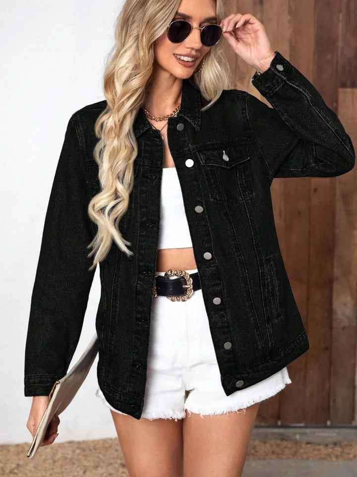 Evelyn | Relaxed Denim Jean Jacket for Women