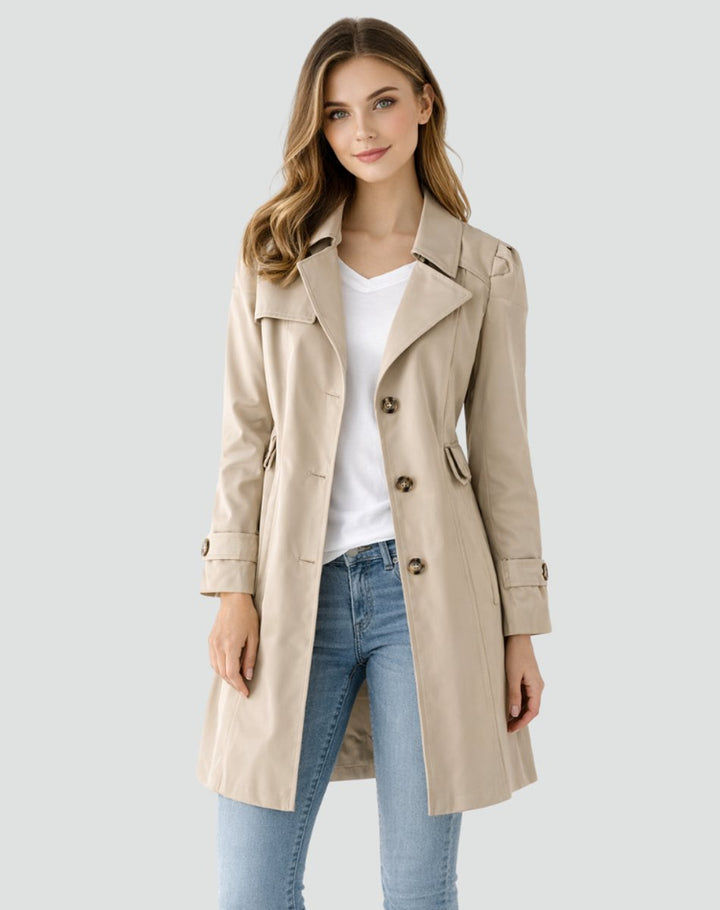 Matilda | Double-Breasted Trench Coat for Women