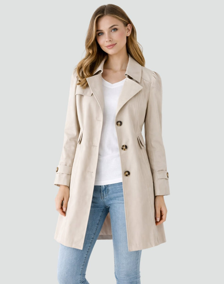 Matilda | Double-Breasted Trench Coat for Women