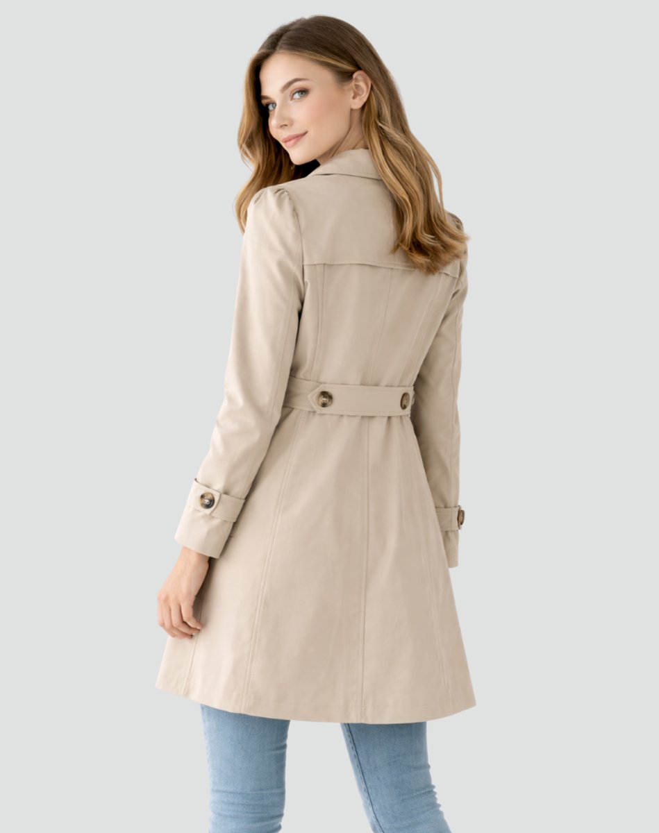 Matilda | Double-Breasted Trench Coat for Women