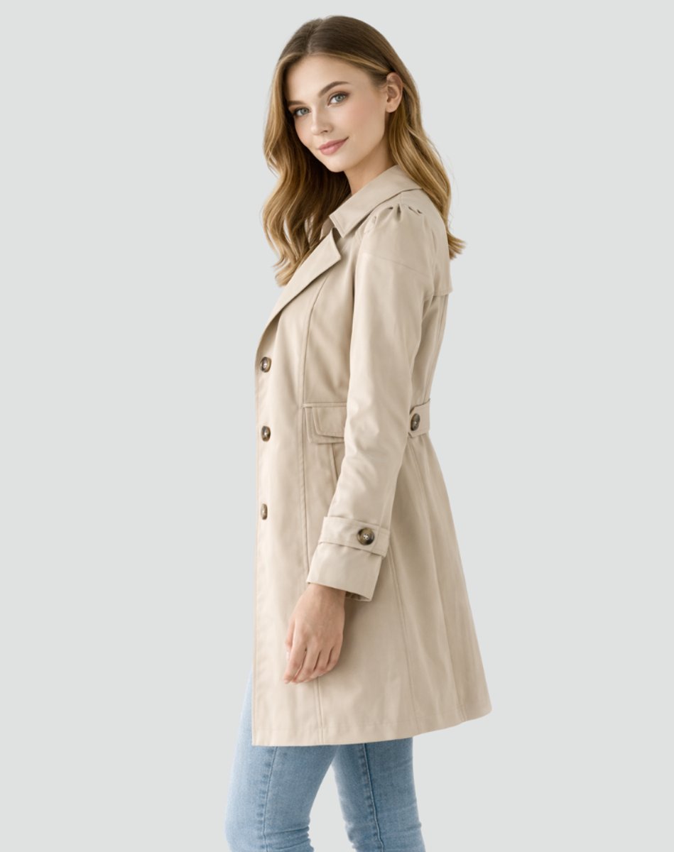 Matilda | Double-Breasted Trench Coat for Women