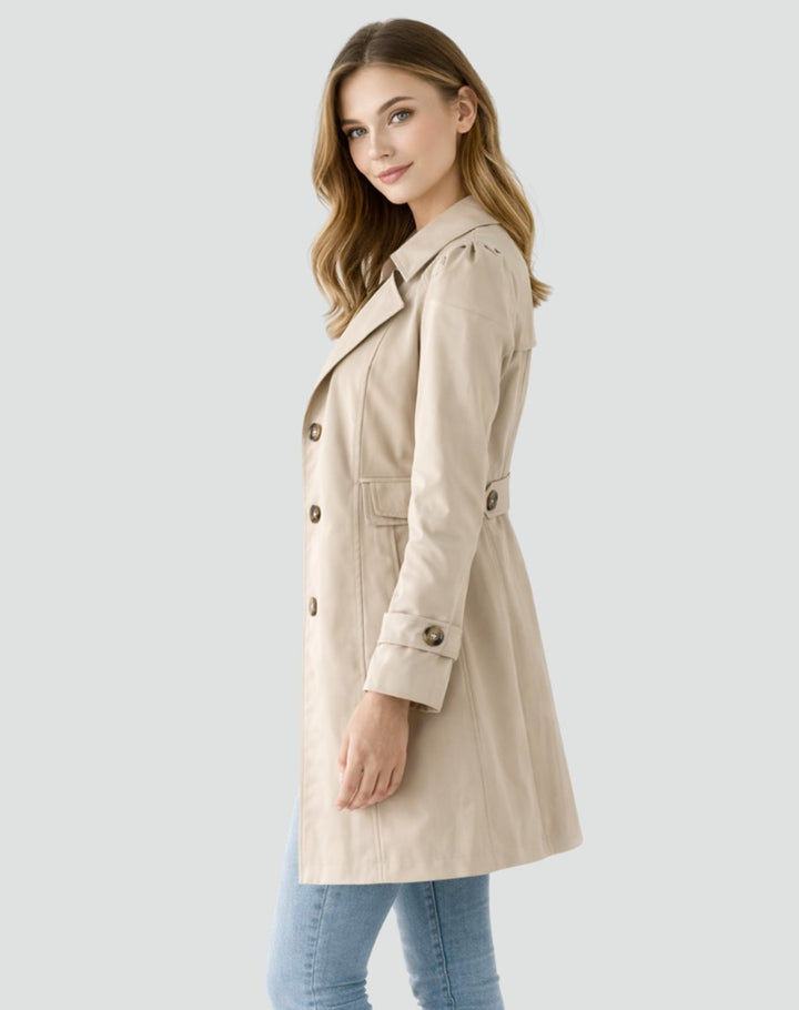 Matilda | Double-Breasted Trench Coat for Women